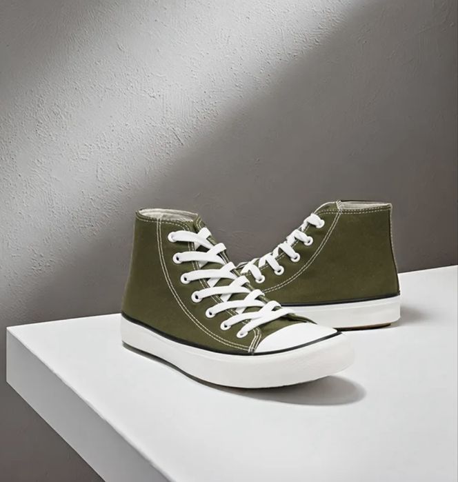 Високі кеди хакі 38 розмір
