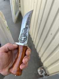 Ніж нож охотничий ручна робота з кобурою гартована сталь