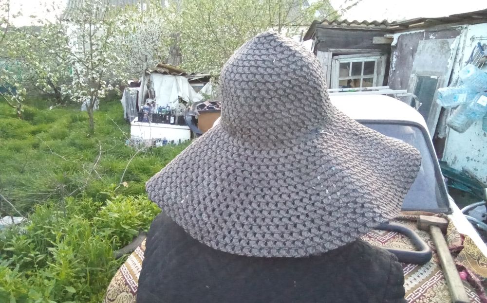 Шляпа женская для дачи, пляжа.