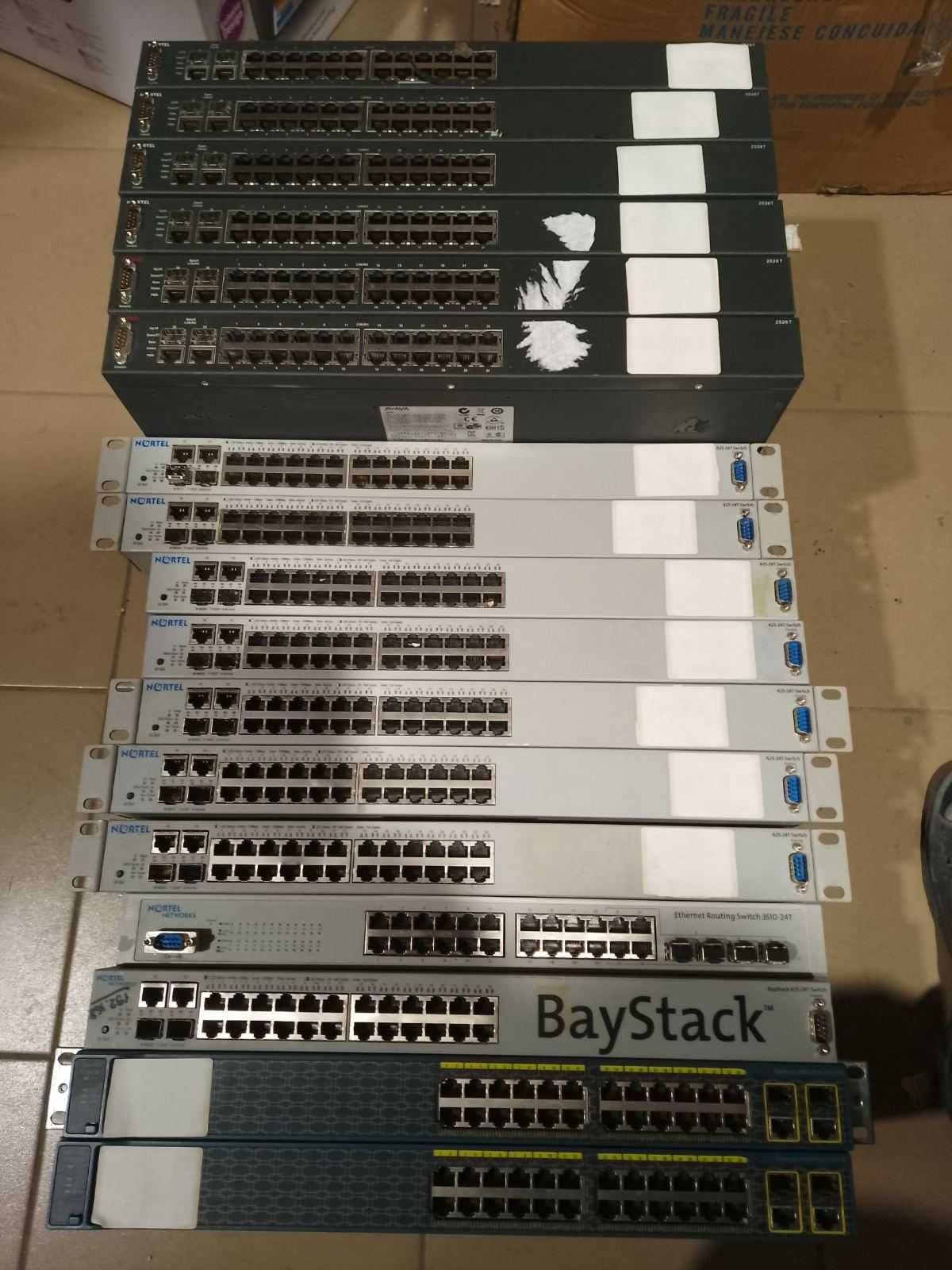 Сетевое оборудование Cisco, Juniper. NORTEL, AVAVA. БУ. 100% рабочее.