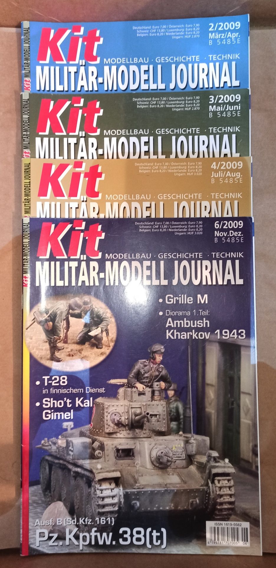 Magazine: Kit Militär-Modell Journal Nr 2,3,4,6 /2009