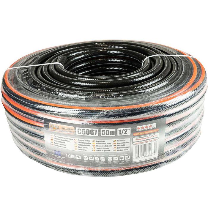 wąż ogrodowy WZMOCNIONY "ORANGE" 1/2' - 50M