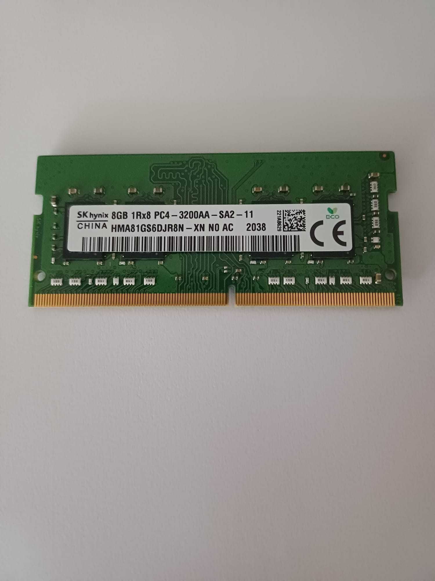 RAM SK hynix 8GB DDR4 3200MHz SO-DIMM - Como Nova