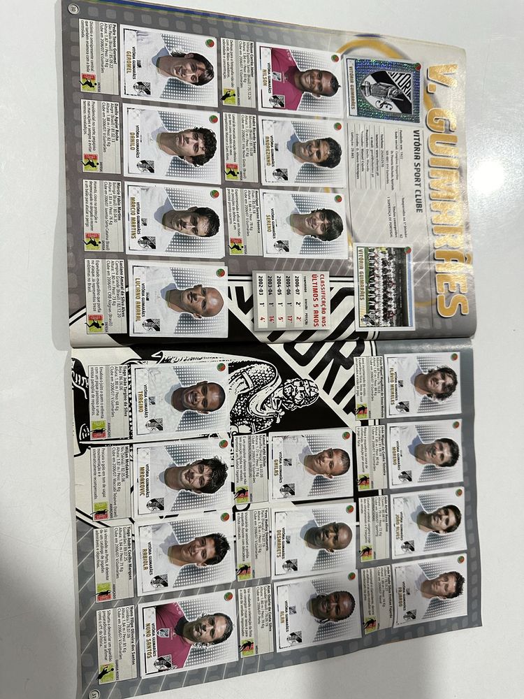 Caderneta de cromos Futebol Completa