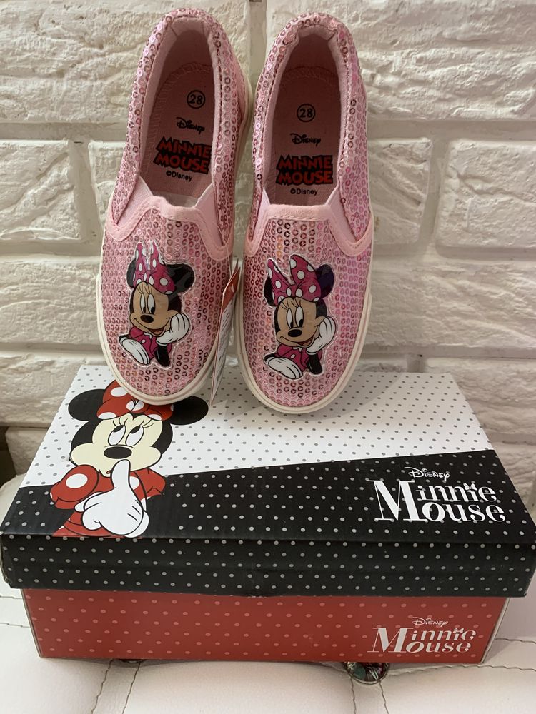 Новые слипоны для девочки (28 р) Minnie Mouse Disney