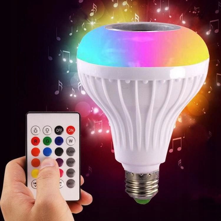 Żarówka led rgb bluetooth disco głośnik