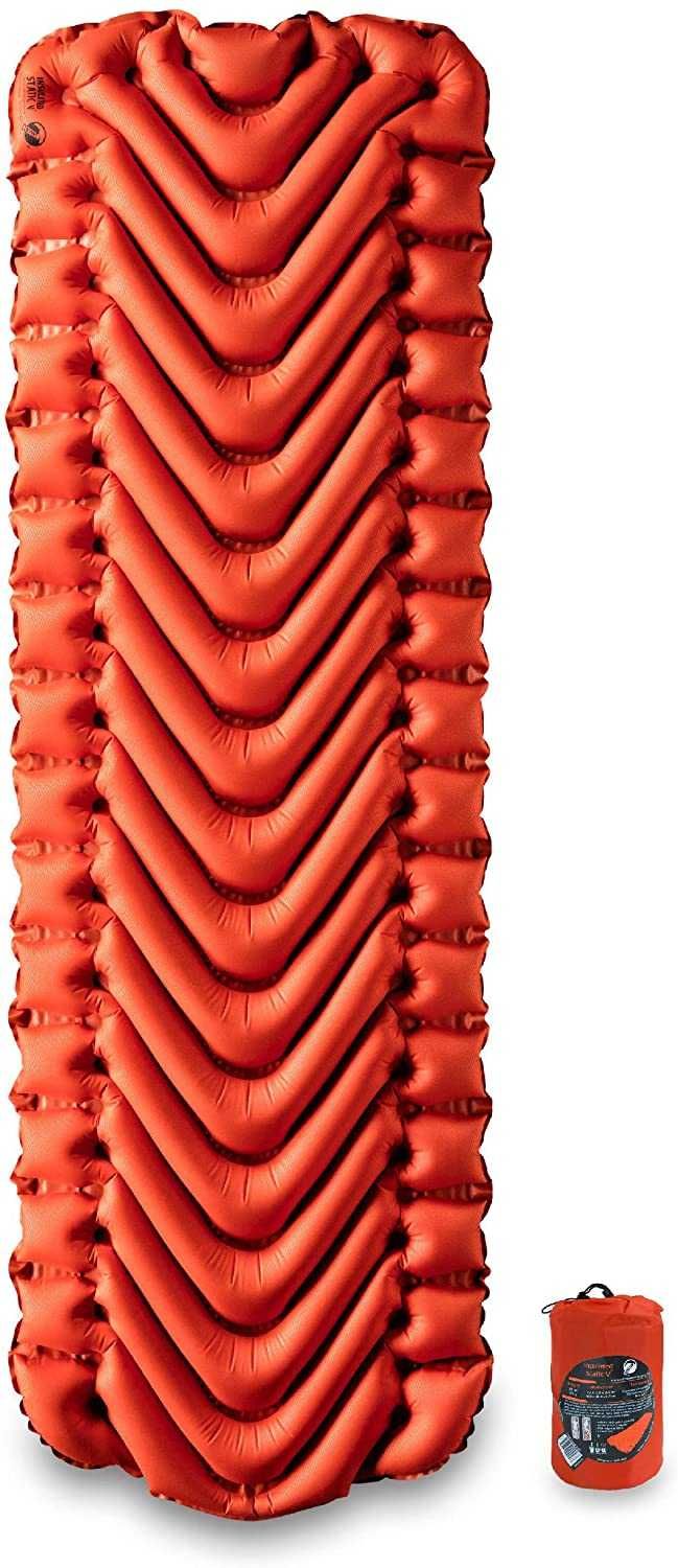 Klymit Static V Purple USA-778 надувний килимок Фіолетовий
