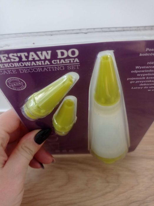 Zestaw do dekorowania ciast do nadziewania pączków