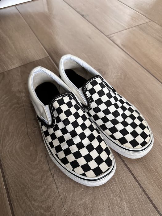 Vans buty slip on checkerboard