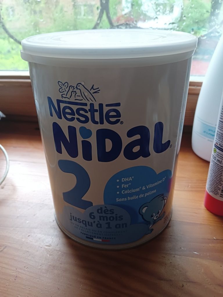 Детская смесь 2, Nestle Nidal 2 800 грам