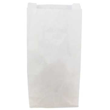 Torebki papierowe fałdowe 180x65x350 białe a'1000 KARTON (18x35cm)