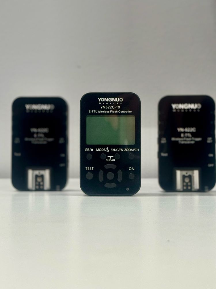 Wyzwalacze YONGNUO YN622C-TX i 2x YN622C Kit do CANON E-TTL