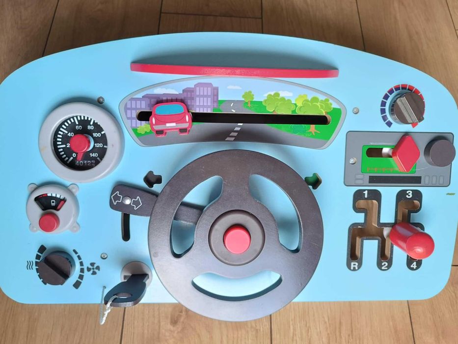 Playtive Drewniany Kokpit Samochodu