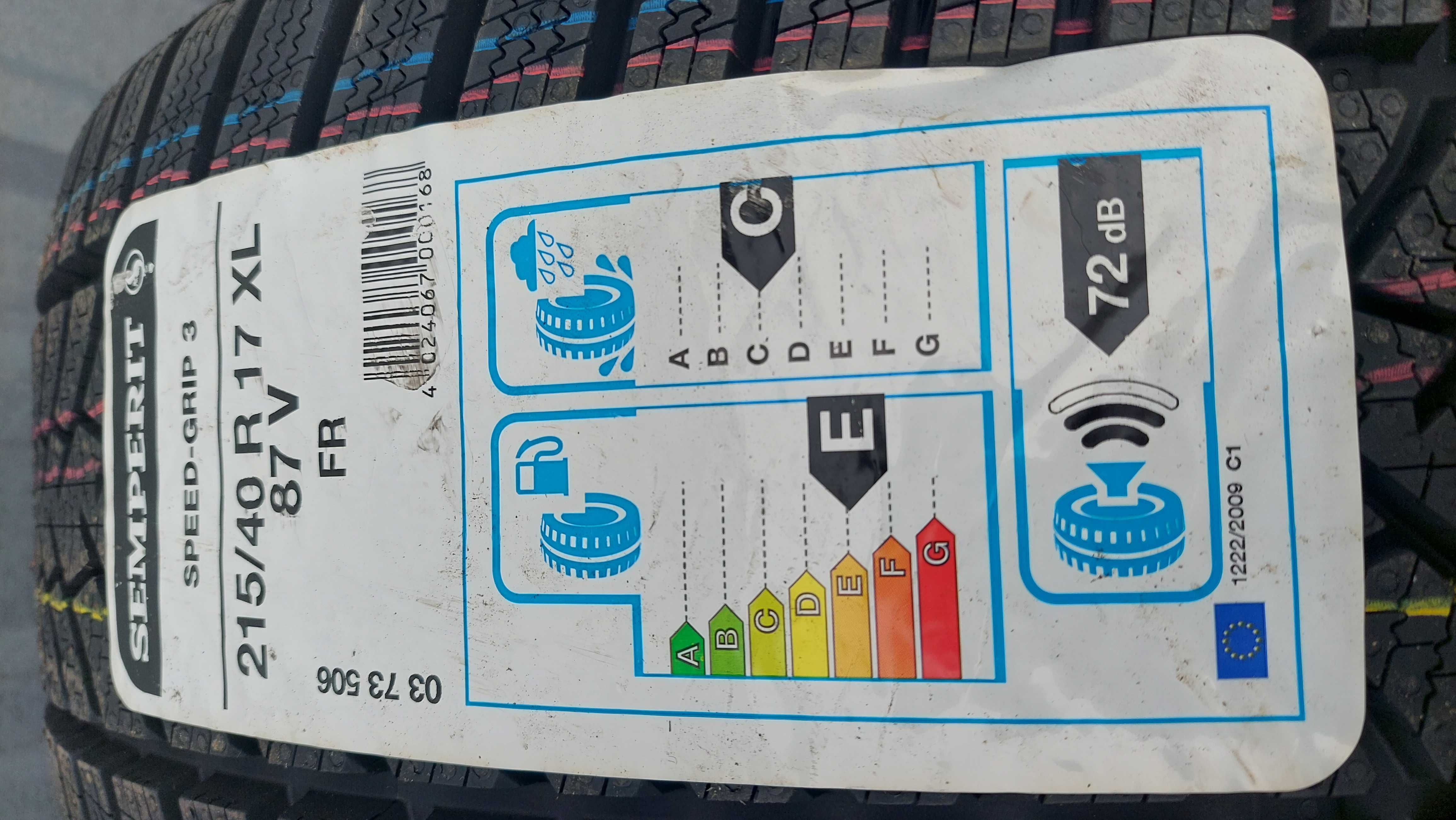 Opony zimowe 215/40r17 87V XL Semperit Speed-Grip 3 NOWE+MONTAZ