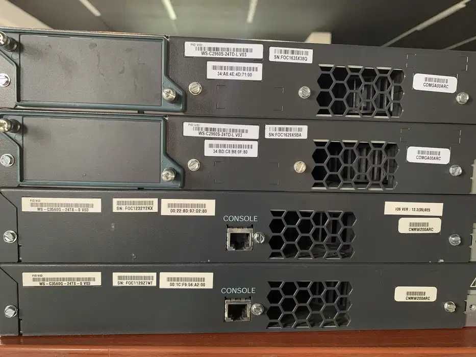 Мережеве обладнання коммутатор Cisco WS-C3560 WC-2960S