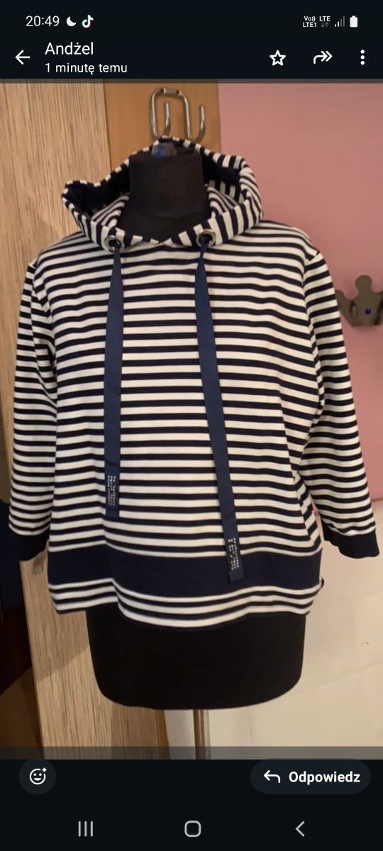 Damska bluza z kapturem,  rozm.XL
