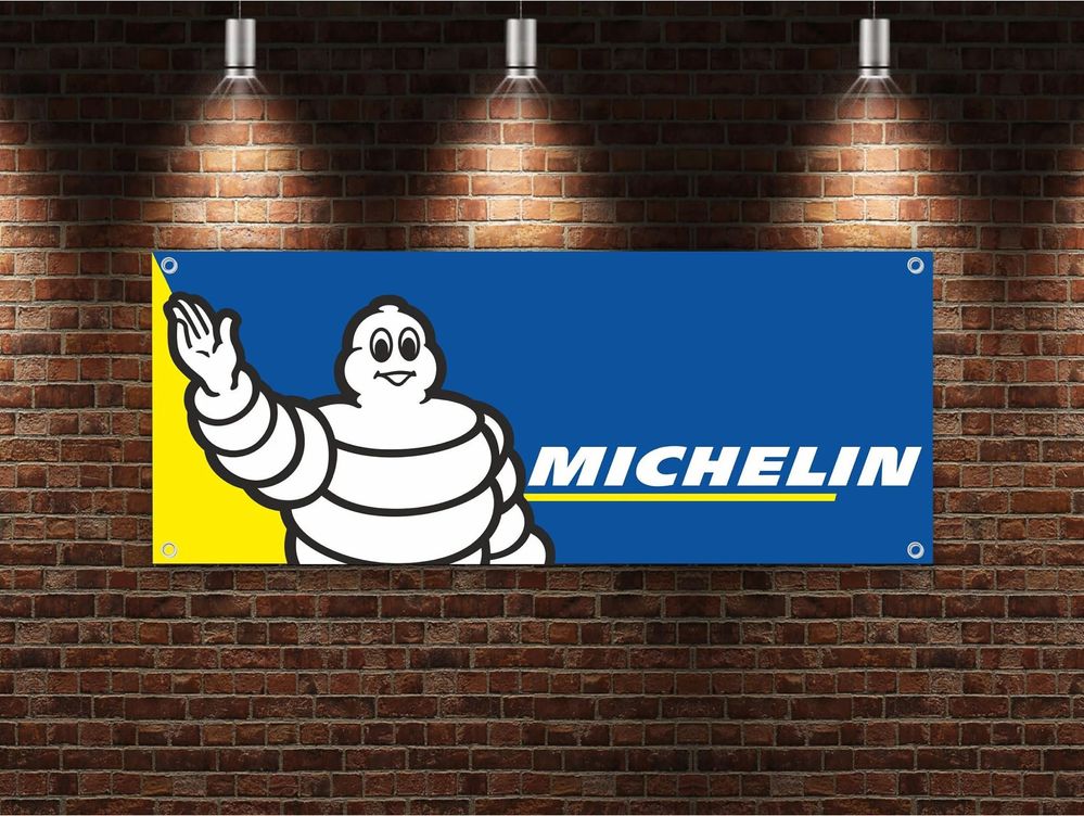 Baner plandeka 150x60cm Michelin garaż warsztat