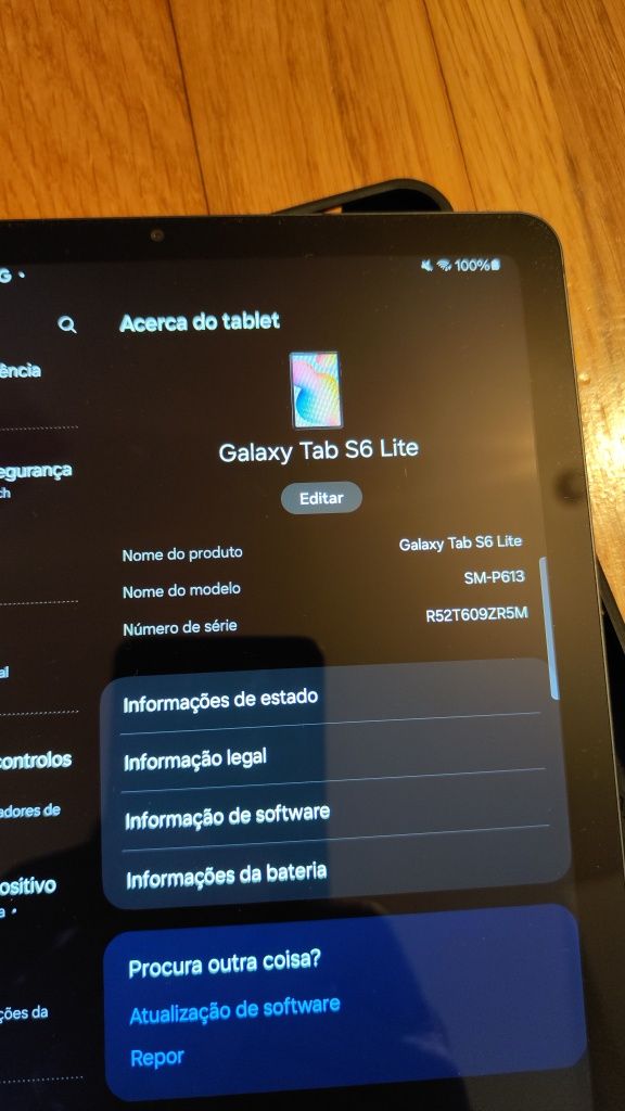 Tablet Samsung S6 lite 2a geração 2022