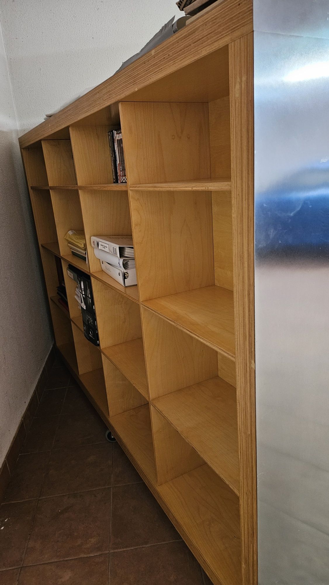 Movel Estante de Escritório frente e verso - 215×140×60