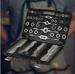 Kit de torneiro 110 peças de M2 a M18 Novo