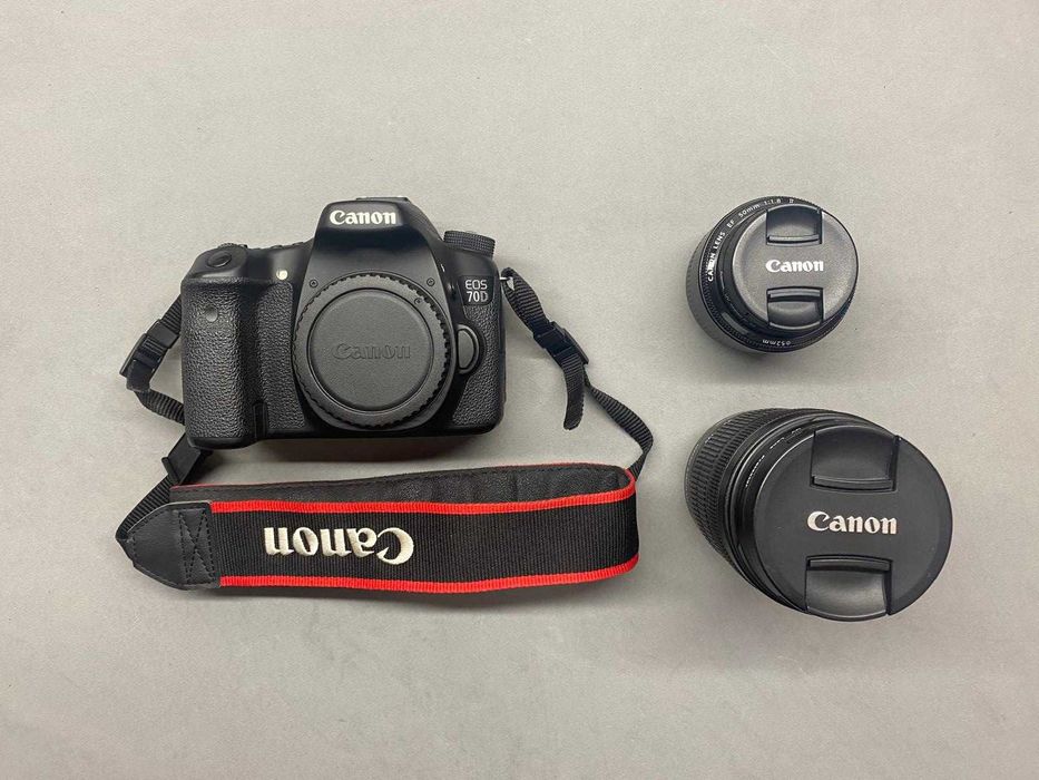 Kit Completo Fotografia Profissional - Canon 70D + Lentes + Acessórios