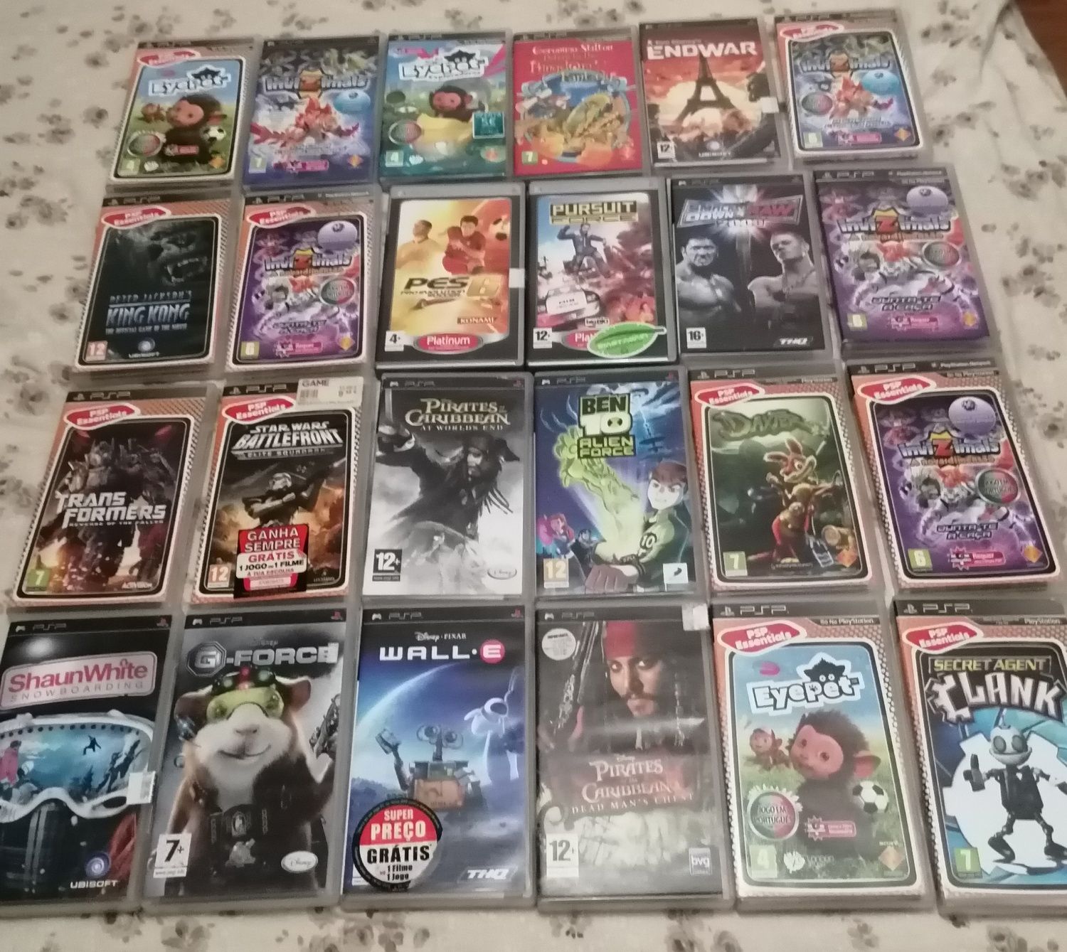 Vendo/Troco: 27 Jogos PSP (Playstation Portable)