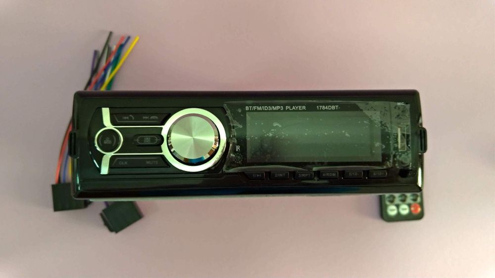 Нова автомагнітола Pioneer 1784DBT знімна панель, Bluetooth, RGB