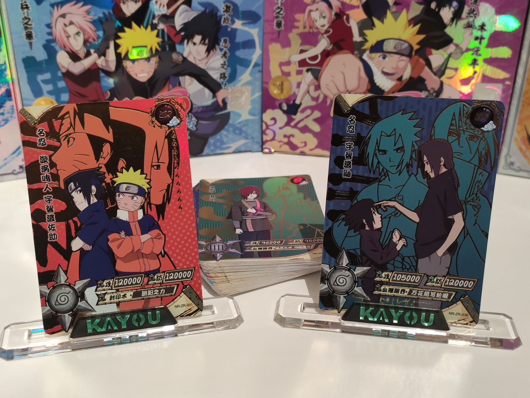 Cartas Naruto Kayou - TGR, HR, ZR, UR