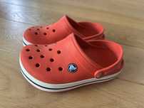 Czerwone buty klapki Crocs J1 rozmiar 32 33 19cm dziewczęce chłopięce