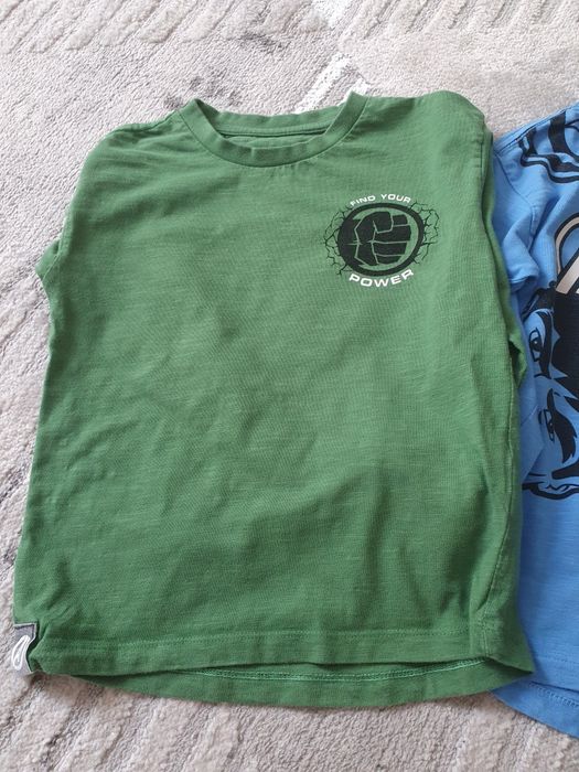 3 szt Bluzka z długim rękawem cool club Avengers roz 116