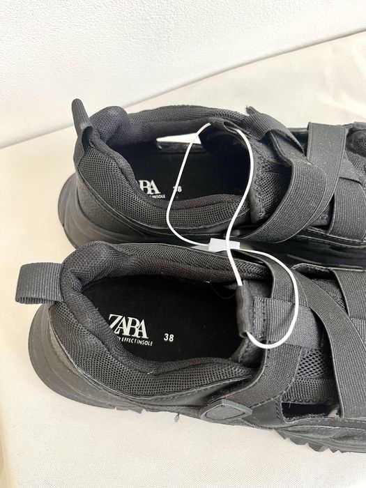 Nowe buty sportowe Zara  czarne  rozm. 38
