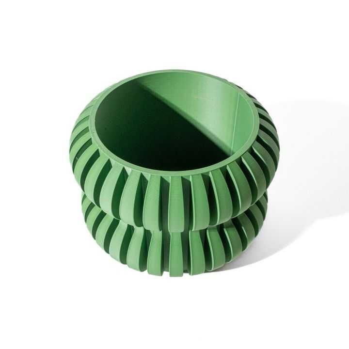 Vaso de Planta Design Moderno 3D - Ondulado e Único