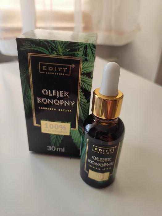 Olejek konopny Editt Cosmetics 30ml (100% Olej Konopny)
