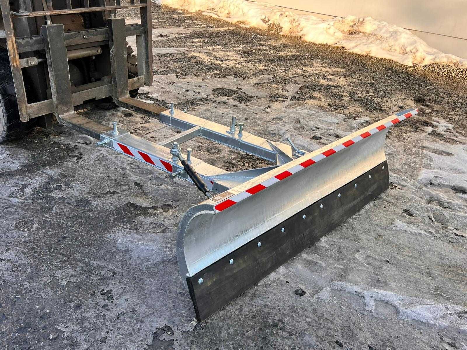 Pług do Wózka Widłowego odśnieżanie śnieg na widły ocynk POLSKA PROD