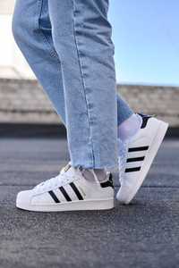 Adidas Superstar White Black Premium