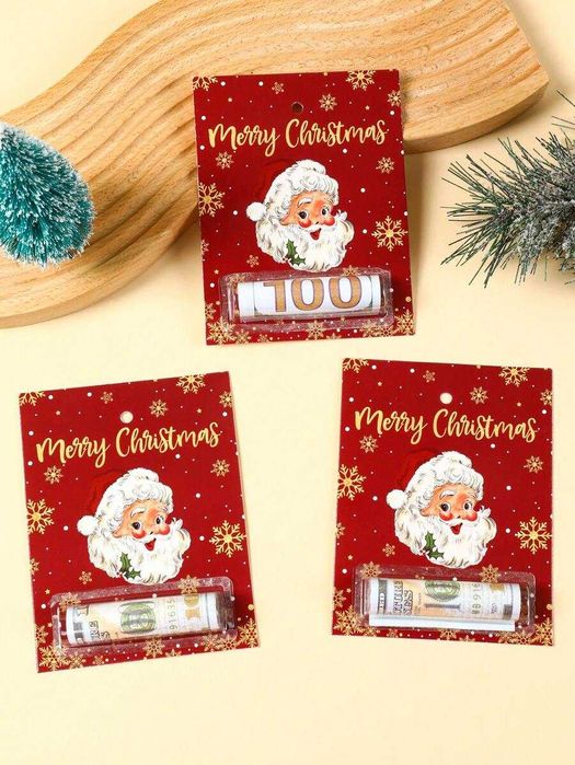 Świąteczna Karta prezentowa na pieniądze/bony