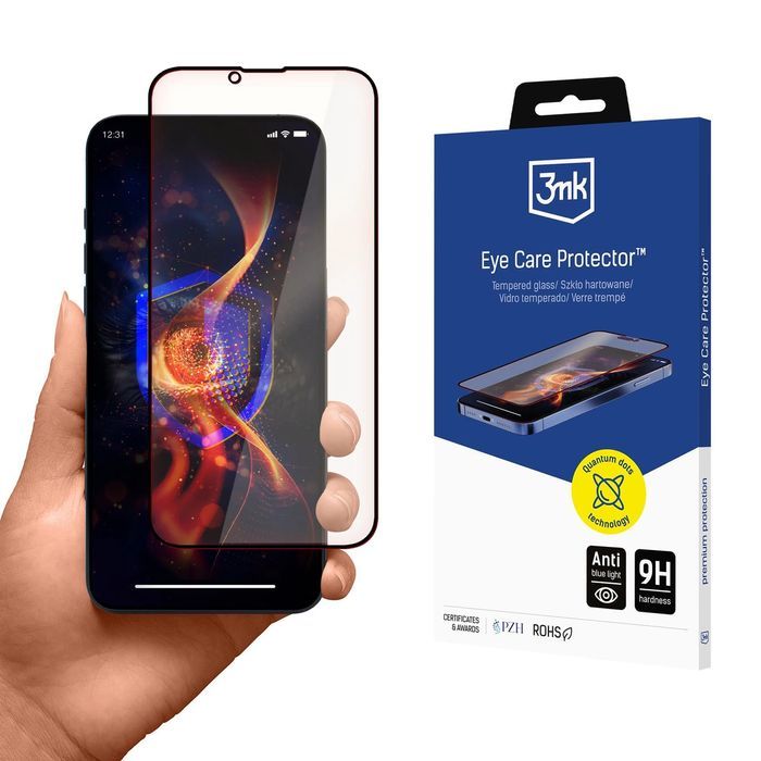 Szkło hartowane 3mk Eye Care Protector na Apple iPhone 13/13 Pro/14