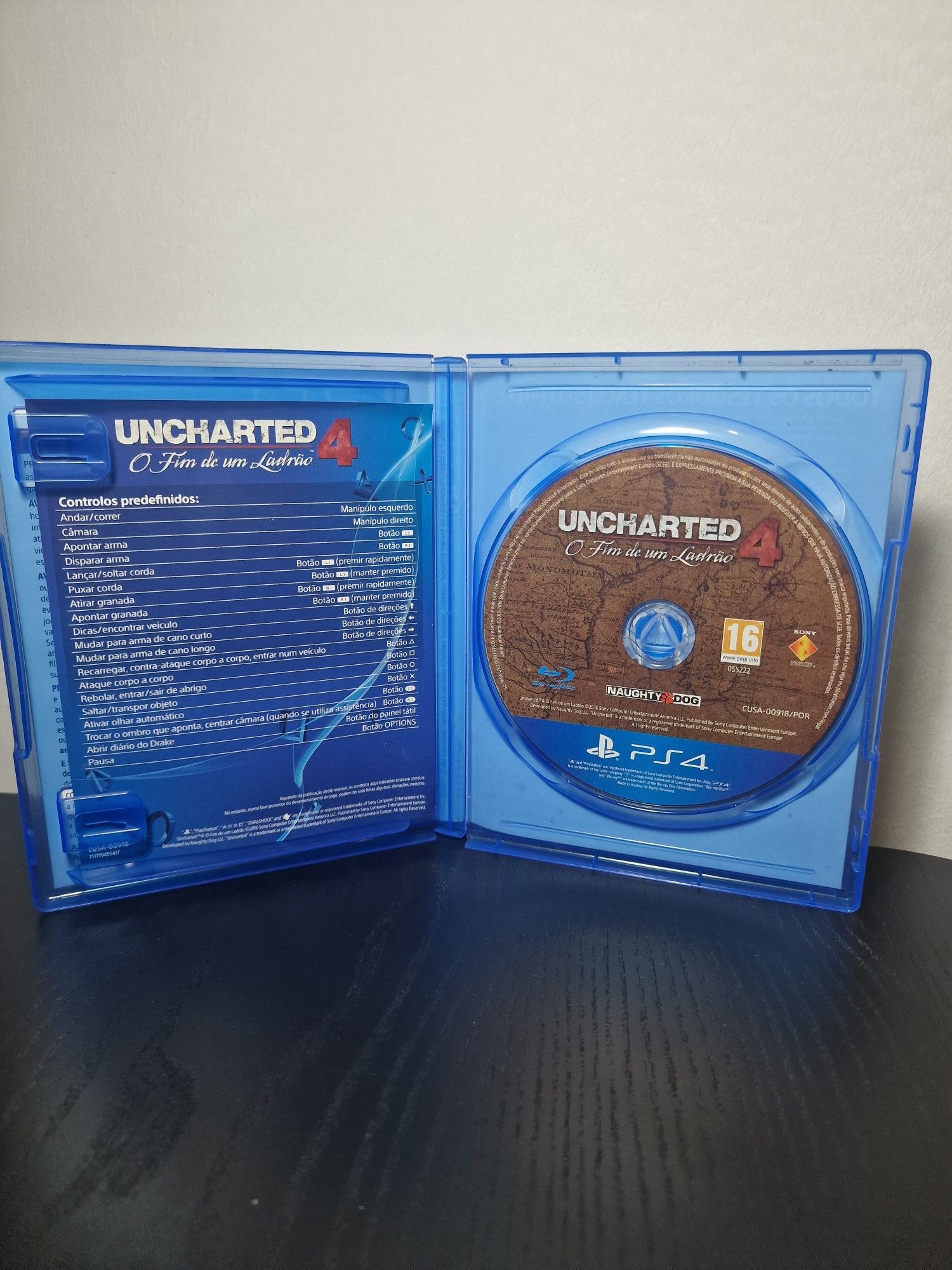 Uncharted 4: Fim De Um Ladrão - PS4