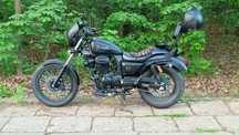 Junak M12 Vintage czarny mat