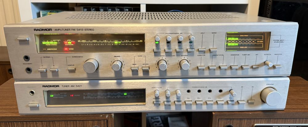 Radmor Amplituner 5412 + Tuner 5421 - Sprawne