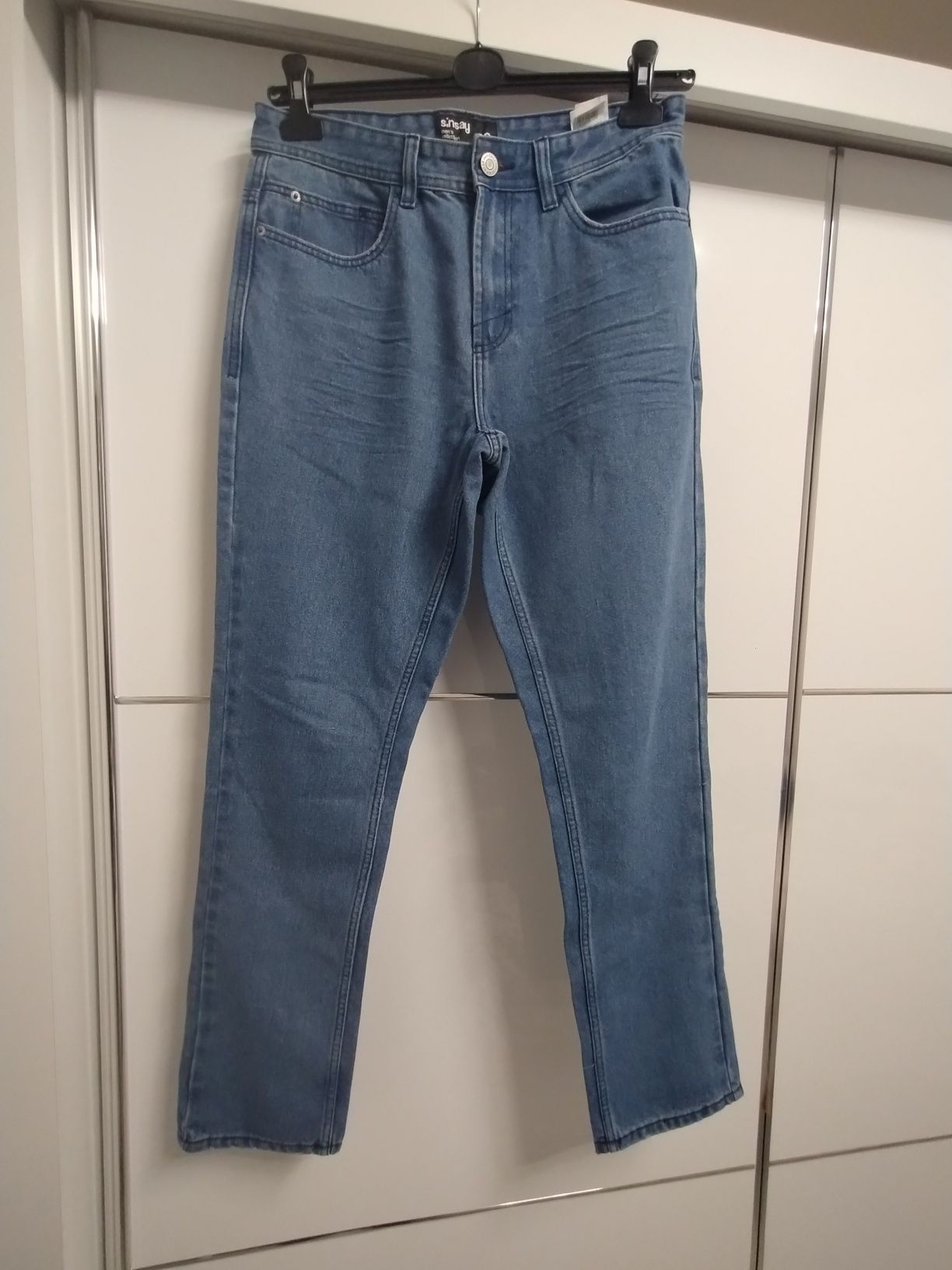 Jeansy regular męskie S