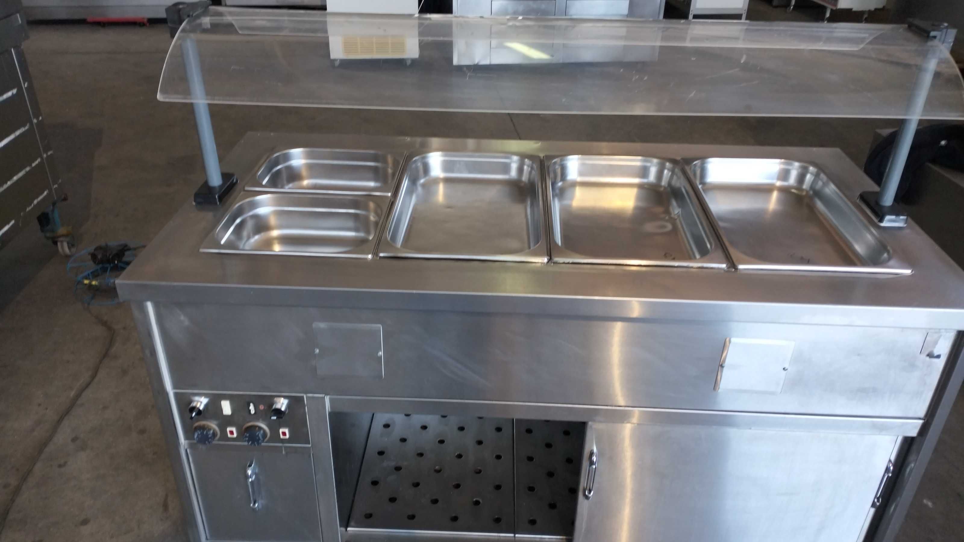Banho maria quente buffet com estufa