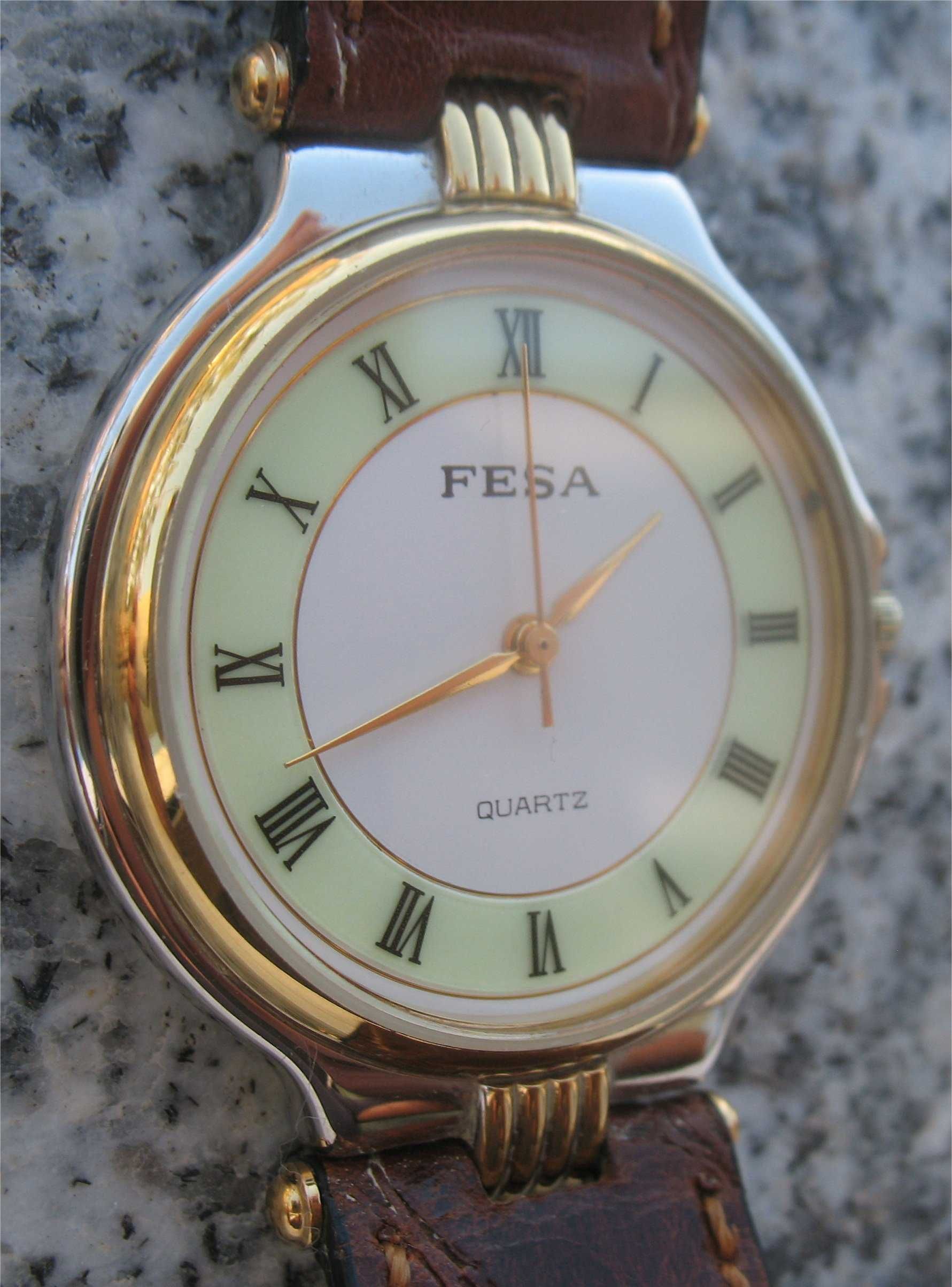 Relógio Vintage Fesa - Quartz c/mostrador luminescente (Movimento ETA)
