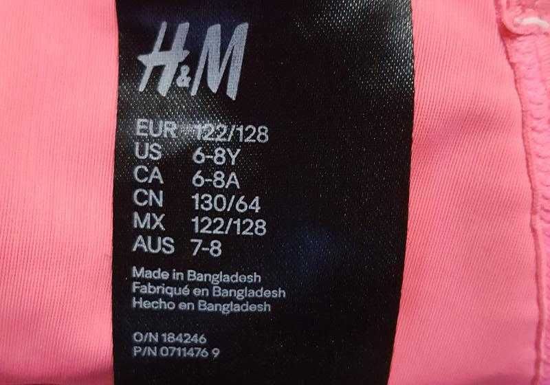 Оригинал.шикарный,фирменный,яркий,раздельный купальник h&m