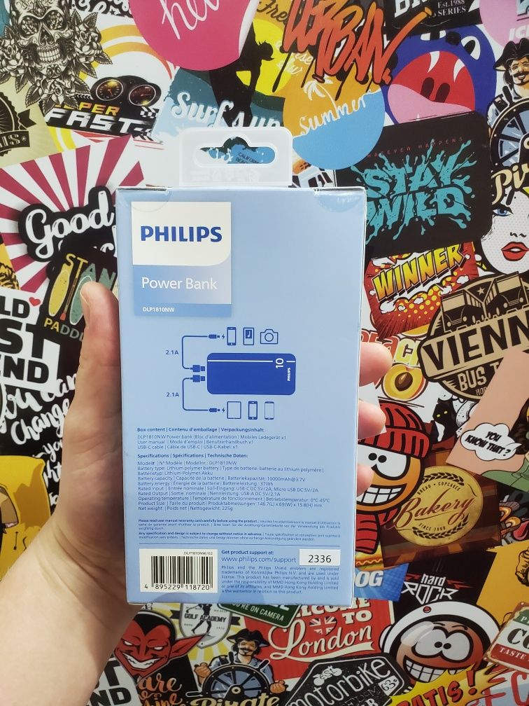 Павербанк Philips 10000 mAh