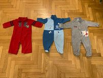 Zestaw 3 ciepłe pajacyki 9-12 miesięcy