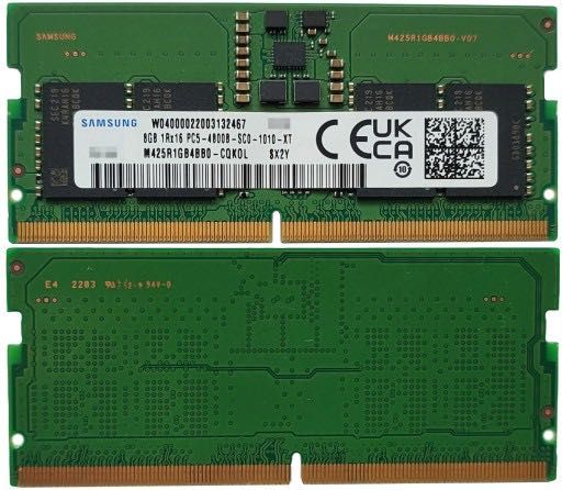 ORYGINALNA Pamięć RAM 16GB 2x8GB Samsung DDR5 4800MHz 1,1V SODIMM