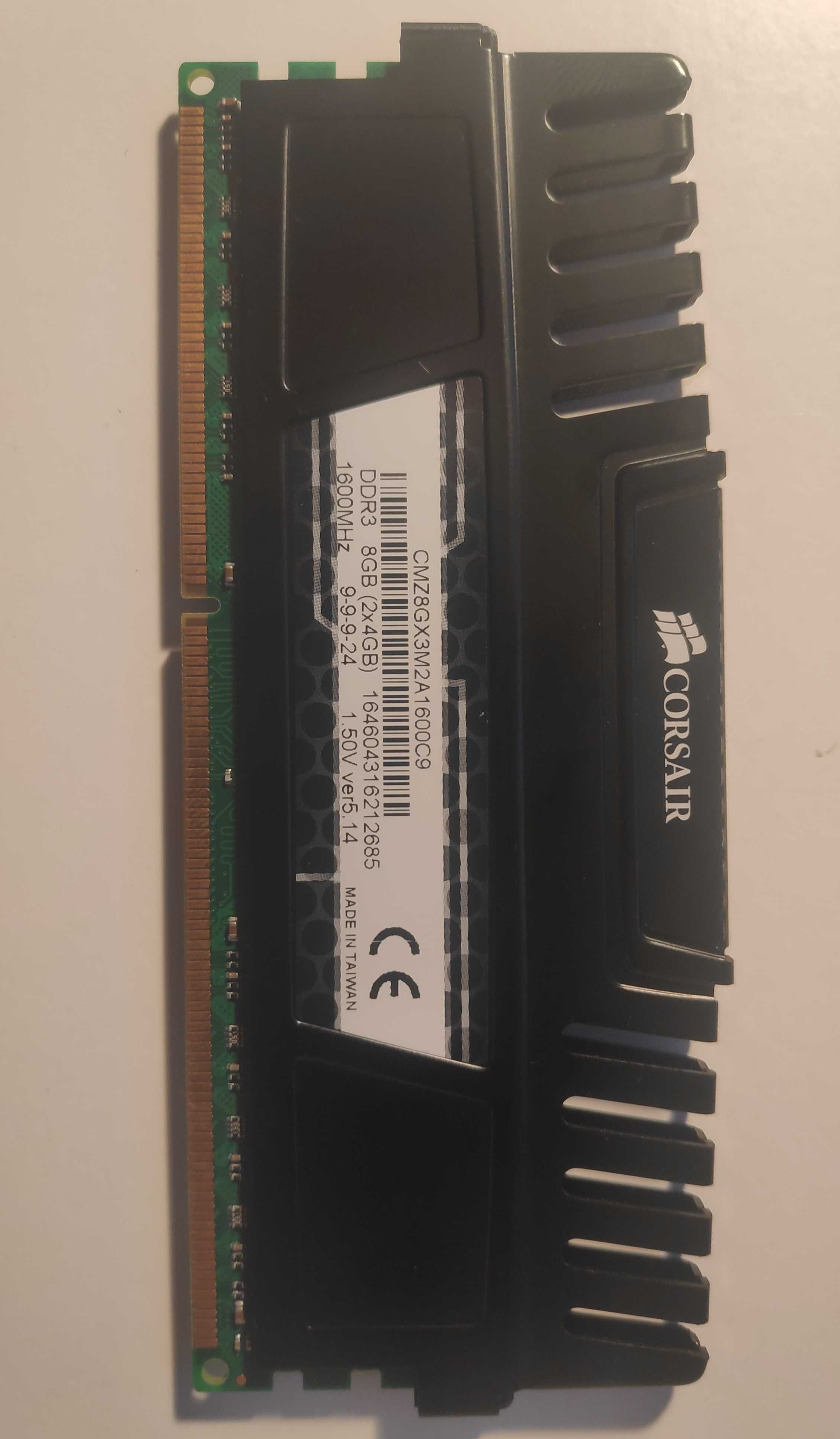 Corsair Vengeance DDR 3 8 gb(2x4 GB) 1600 Pamiętam Ram