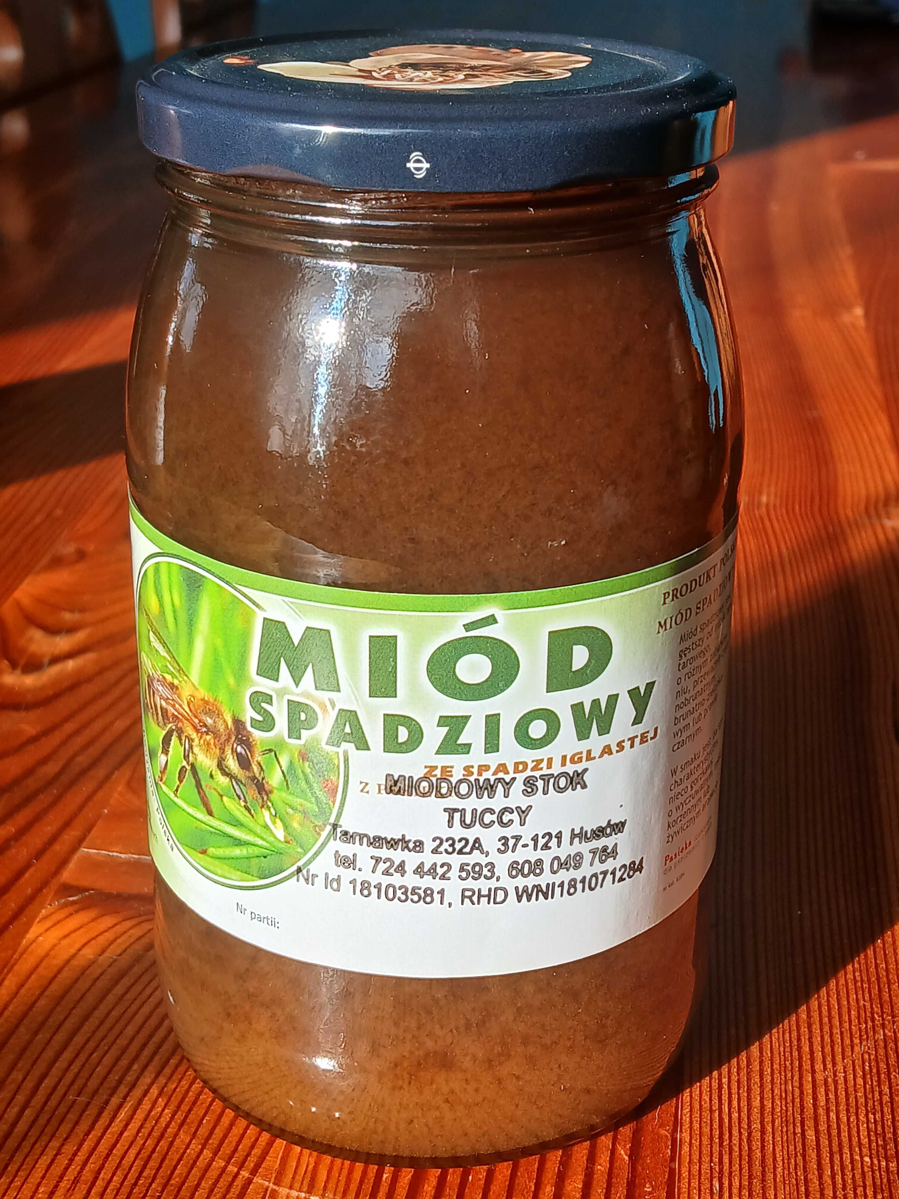 Miód spadziowy ze spadzi liściastej i iglastej miód rzepakowy