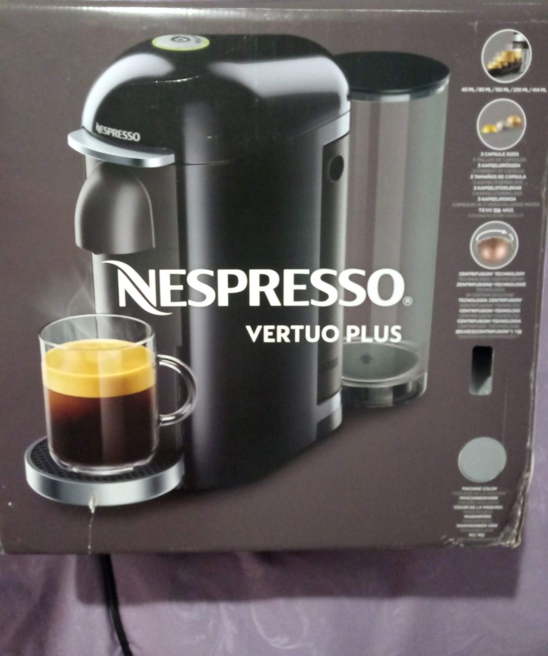 *НОВА!* Кавова машина Nespresso vertuo plus